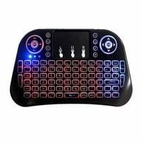 Calvas 2.4GHz Wireless Remote Control Touchpad Mouse Handheld Keyboard Colorful Backlight Breathing Lights for Android TV Box Smart TV Calvas 2.4GHz Wireless Remote Control Touchpad Mouse Handheld Keyboard Colorful Backlight Breathing Lights for Android TV Box Smart TV